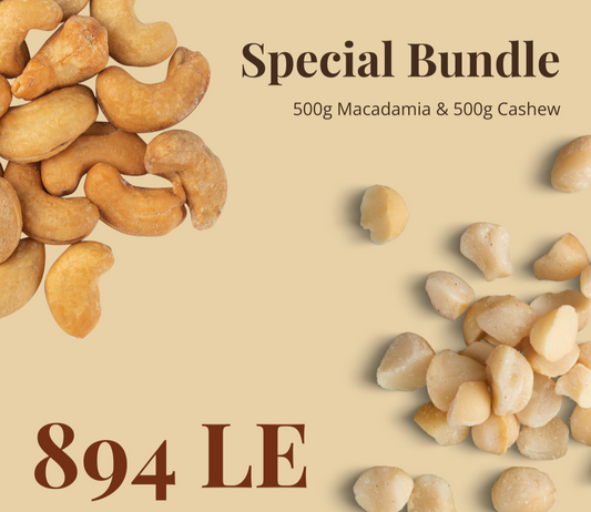 **500g Macadamia & 500g Cashew